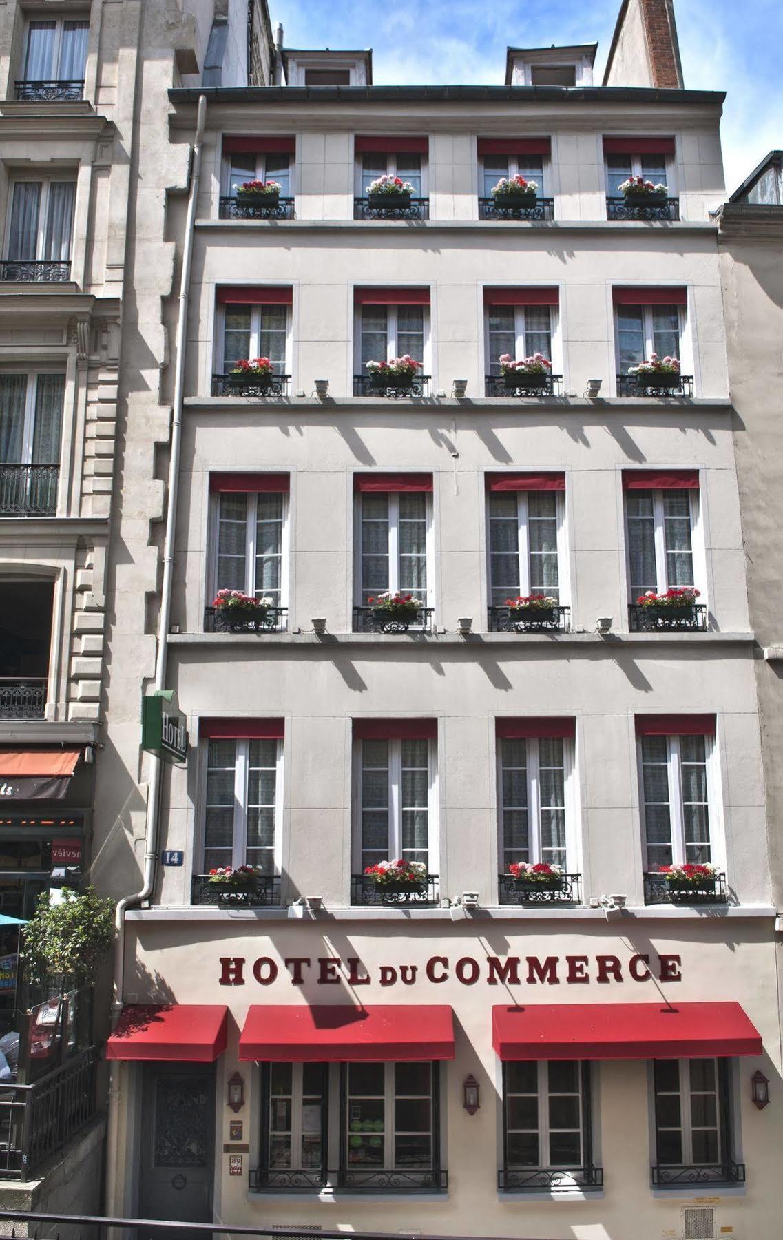 Hotel Du Commerce París Exterior foto